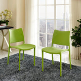 Cedarwood Dining Side Chair Set of 2 in Green