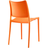 Cedarwood Dining Side Chair Set of 2 in Orange