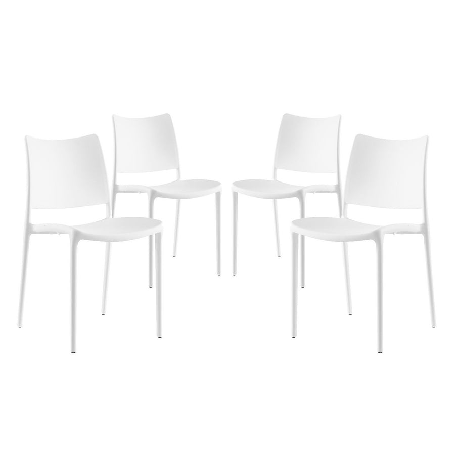 Cedarwood Dining Side Chair Set of 4 in White