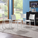 Cedarwood Dining Side Chair Set of 4 in White
