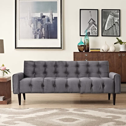 Delve Performance Velvet Sofa by Furniture for America