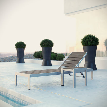Shore 2 Piece Outdoor Patio Aluminum Set by Furniture For America