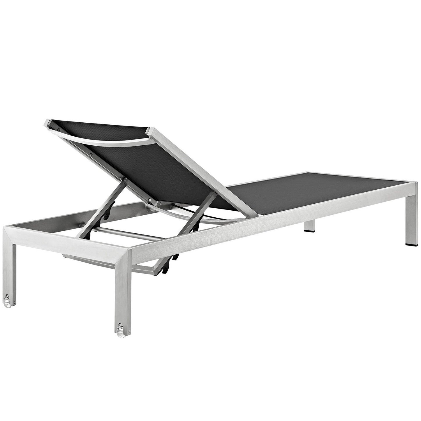 Shore Outdoor Patio Aluminum Chaise Set of 6 by Furniture for America
