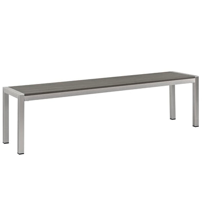 Shore 3 Piece Outdoor Patio Aluminum Dining Set by Furniture For America