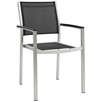 Shore 7 Piece Outdoor Patio Aluminum Dining Set by Furniture For America