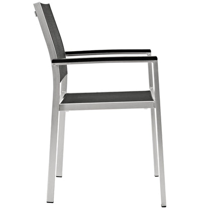 Shore 7 Piece Outdoor Patio Aluminum Dining Set by Furniture For America