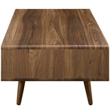 Emery Coffee Table in Walnut White