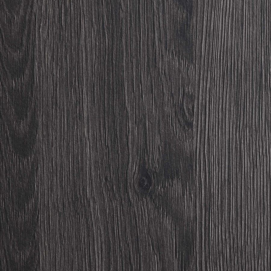 Emery 7 Shelf Wood Grain Bookcase in Charcoal
