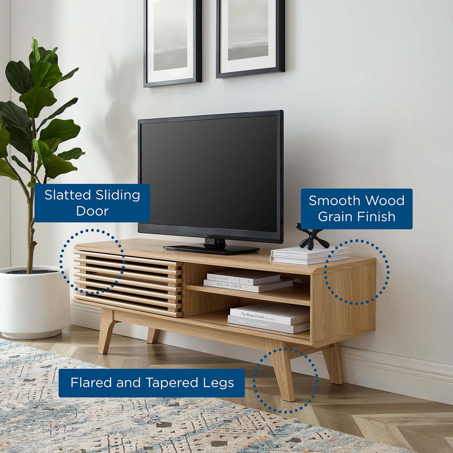 Vera 48" TV Stand in Oak