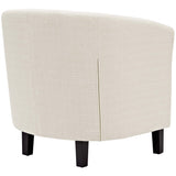Hadley Upholstered Fabric Armchair in Beige