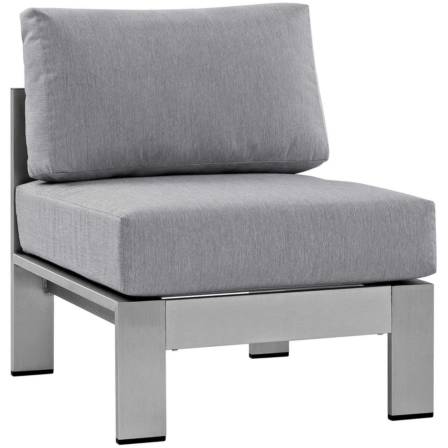 Shore 6 Piece Outdoor Patio Aluminum Sectional Sofa Set by Furniture For America