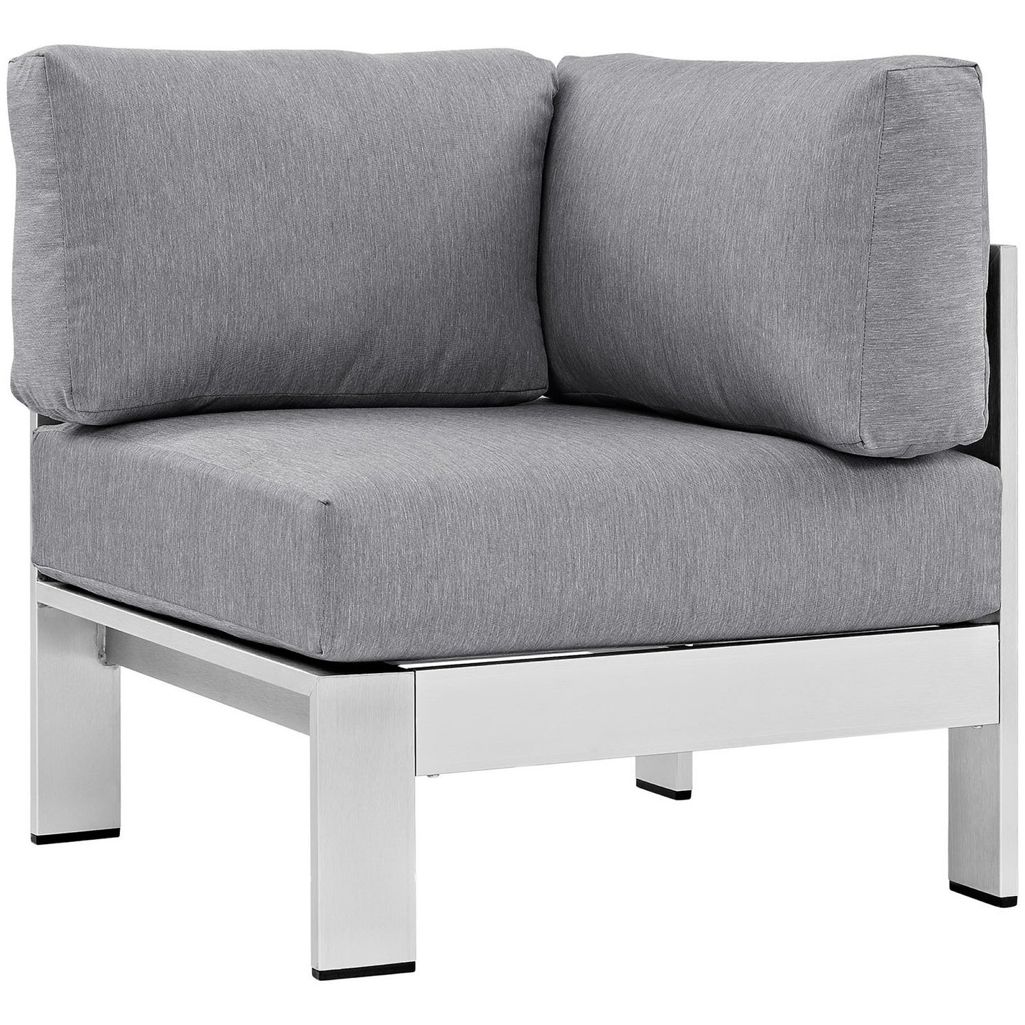 Shore 7 Piece Outdoor Patio Aluminum Sectional Sofa Set by Furniture For America