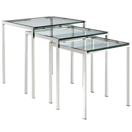 Nimble Nesting Table in Silver