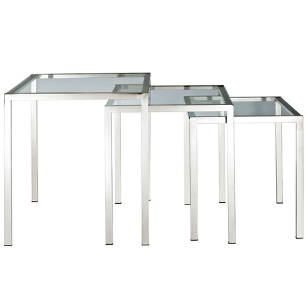 Nimble Nesting Table in Silver