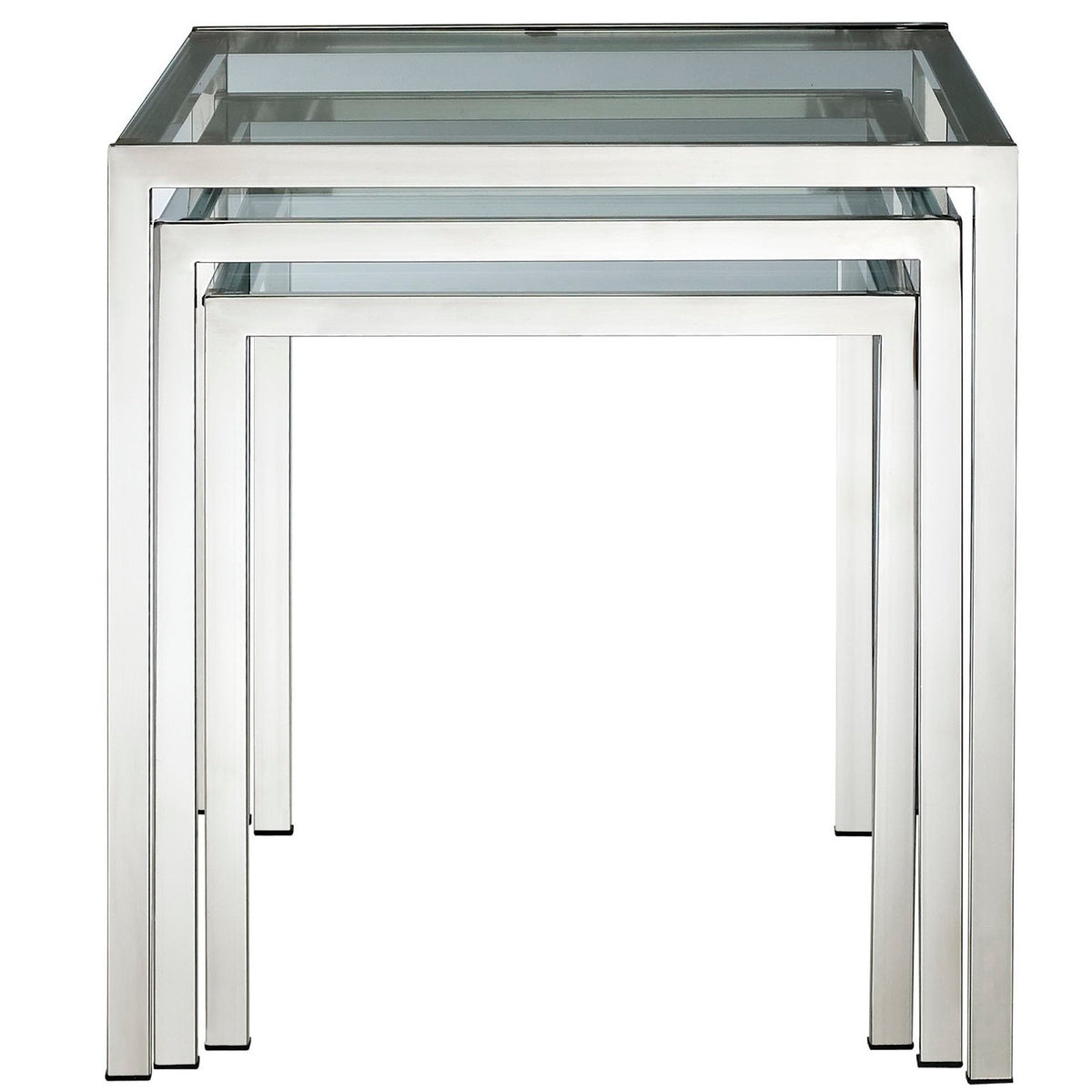 Nimble Nesting Table in Silver