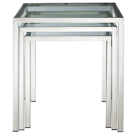 Nimble Nesting Table in Silver