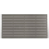 Marlow 9 Piece Outdoor Patio Aluminum Dining Set in Silver Black