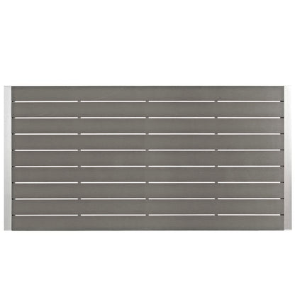 Shore 9 Piece Outdoor Patio Aluminum Dining Set by Furniture For America