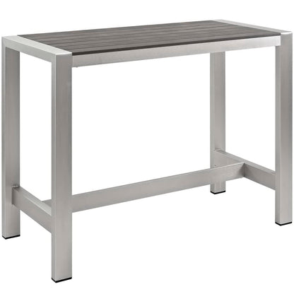 Shore 7 Piece Outdoor Patio Aluminum Dining Set by Furniture For America