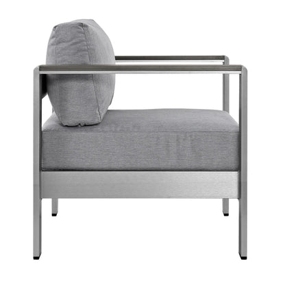 Shore 3 Piece Outdoor Patio Aluminum Set by Furniture For America