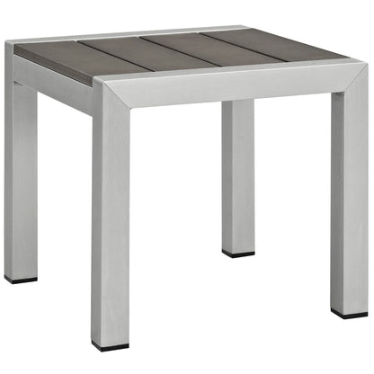 Shore 3 Piece Outdoor Patio Aluminum Set by Furniture For America