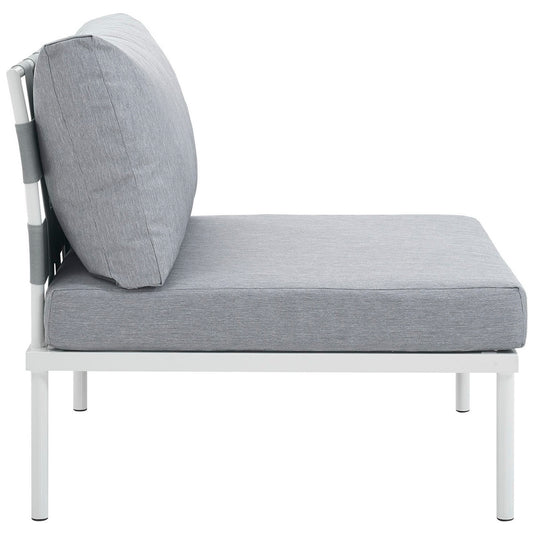 Harmony Armless Outdoor Patio Aluminum Chair by Furniture For America