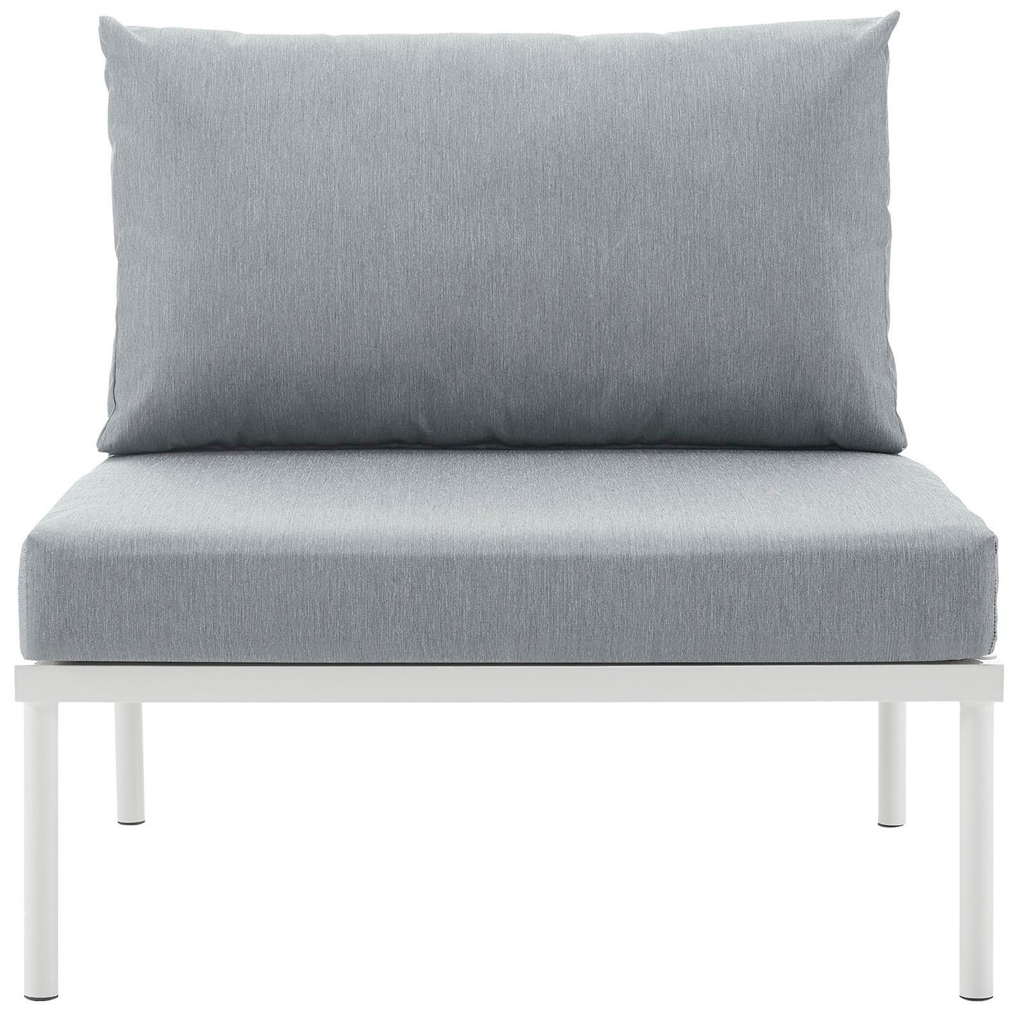 Harmony Armless Outdoor Patio Aluminum Chair by Furniture For America