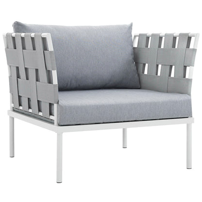 Harmony Outdoor Patio Aluminum Armchair by Furniture For America