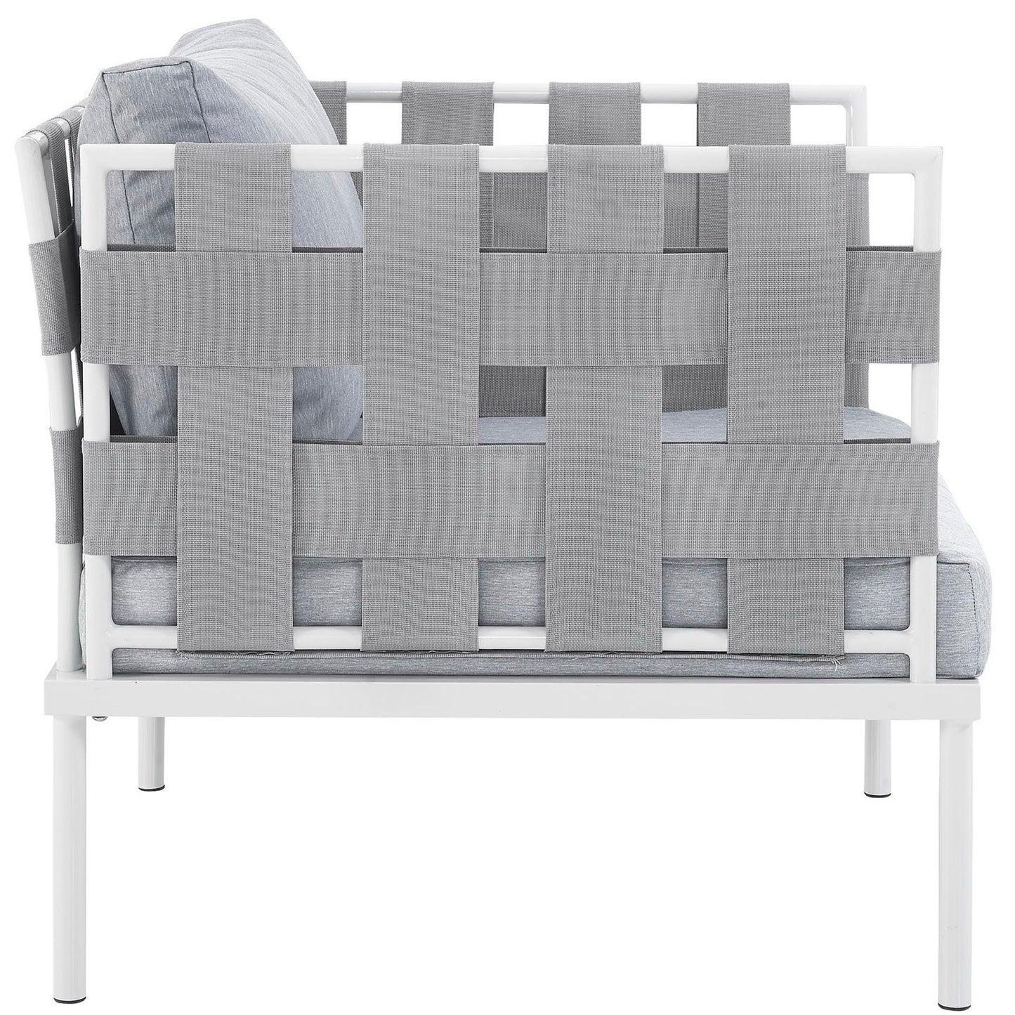 Harmony Outdoor Patio Aluminum Armchair by Furniture For America