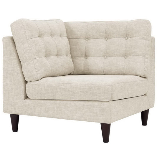 Empress Upholstered Fabric Corner Sofa by Furniture for America