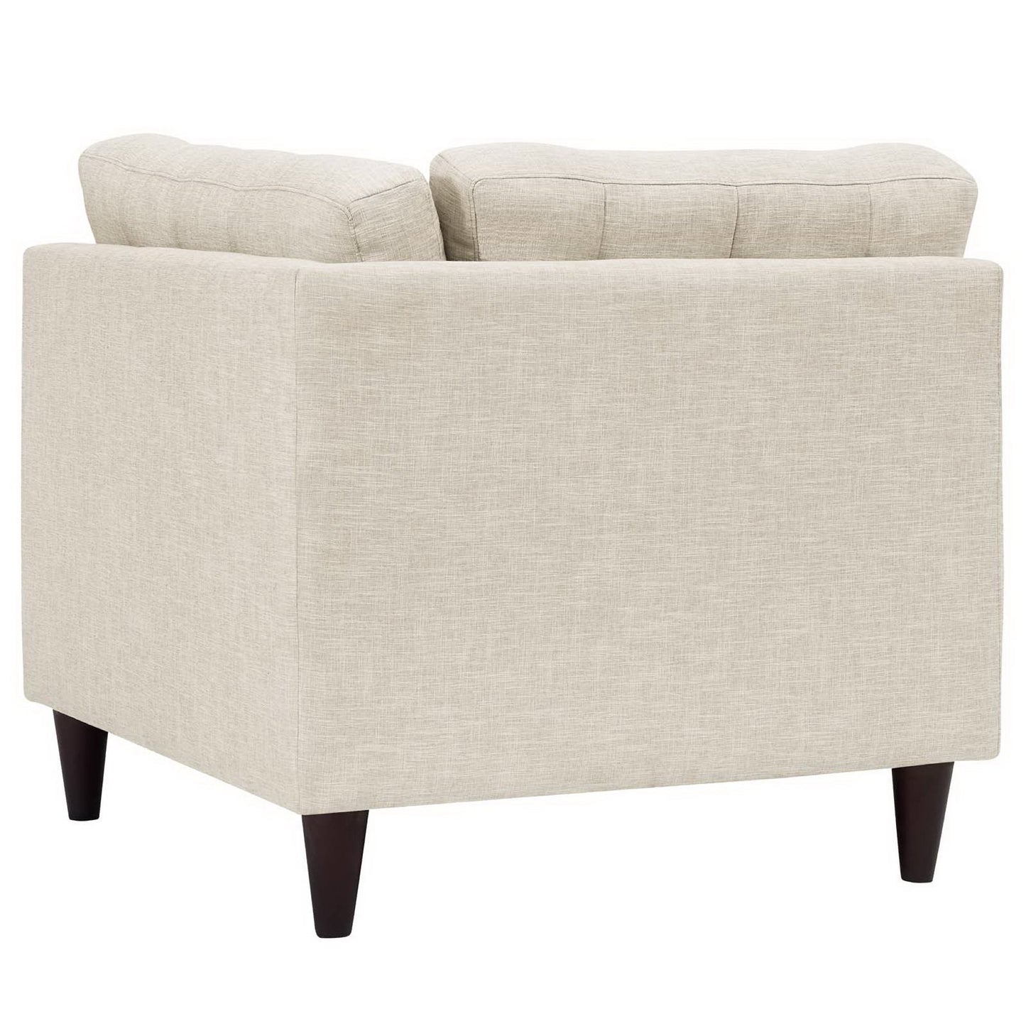 Empress Upholstered Fabric Corner Sofa by Furniture for America