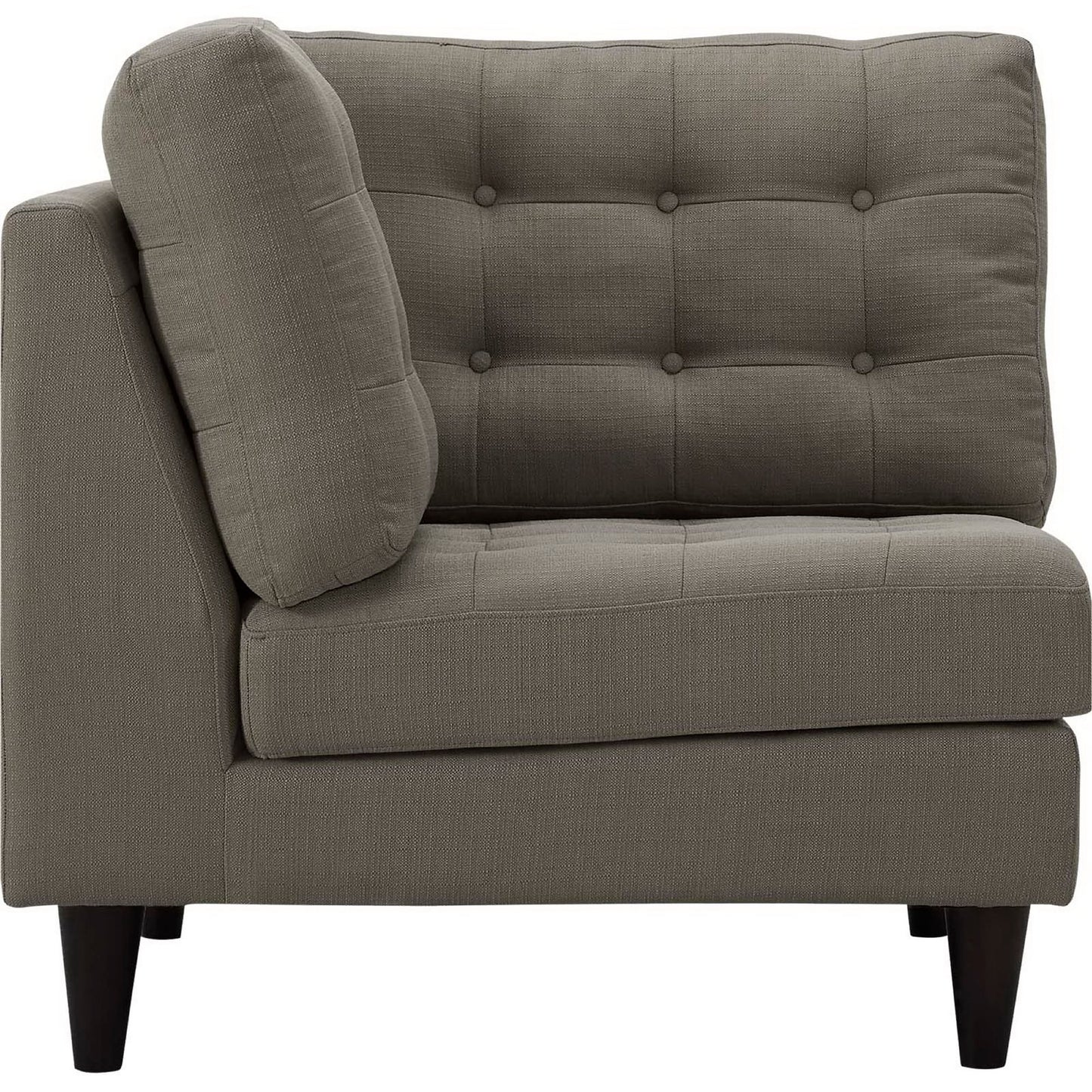 Empress Upholstered Fabric Corner Sofa by Furniture for America