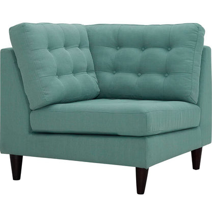 Empress Upholstered Fabric Corner Sofa by Furniture for America