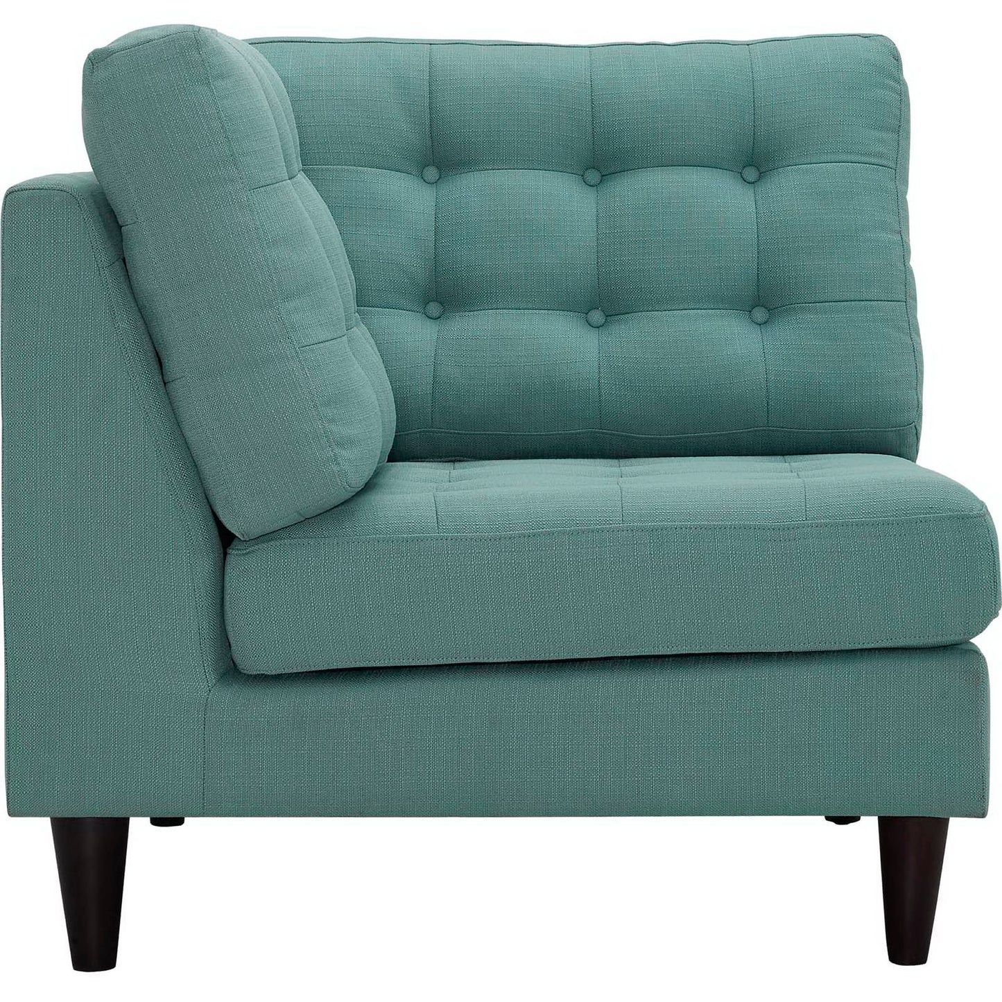 Empress Upholstered Fabric Corner Sofa by Furniture for America