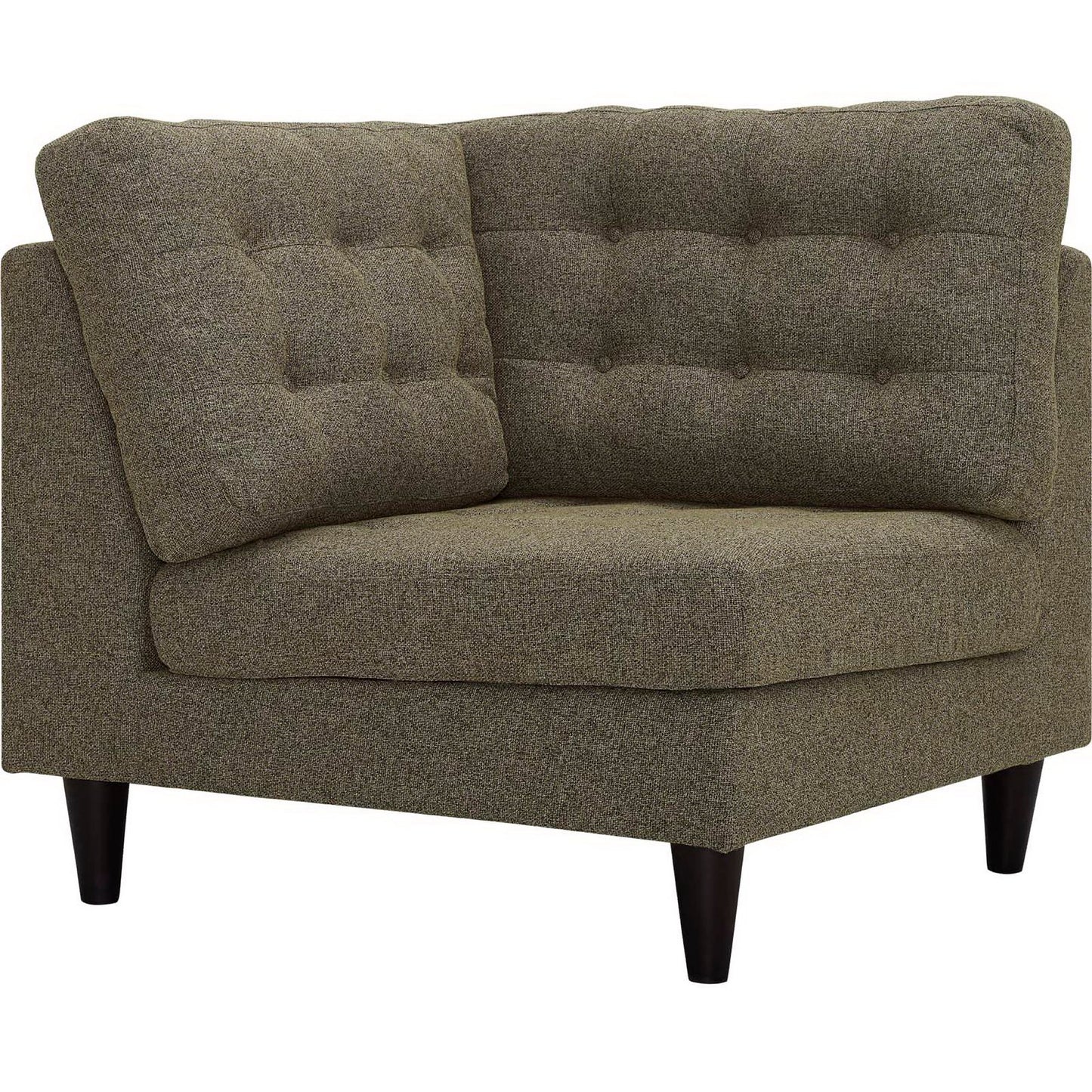 Empress Upholstered Fabric Corner Sofa by Furniture for America
