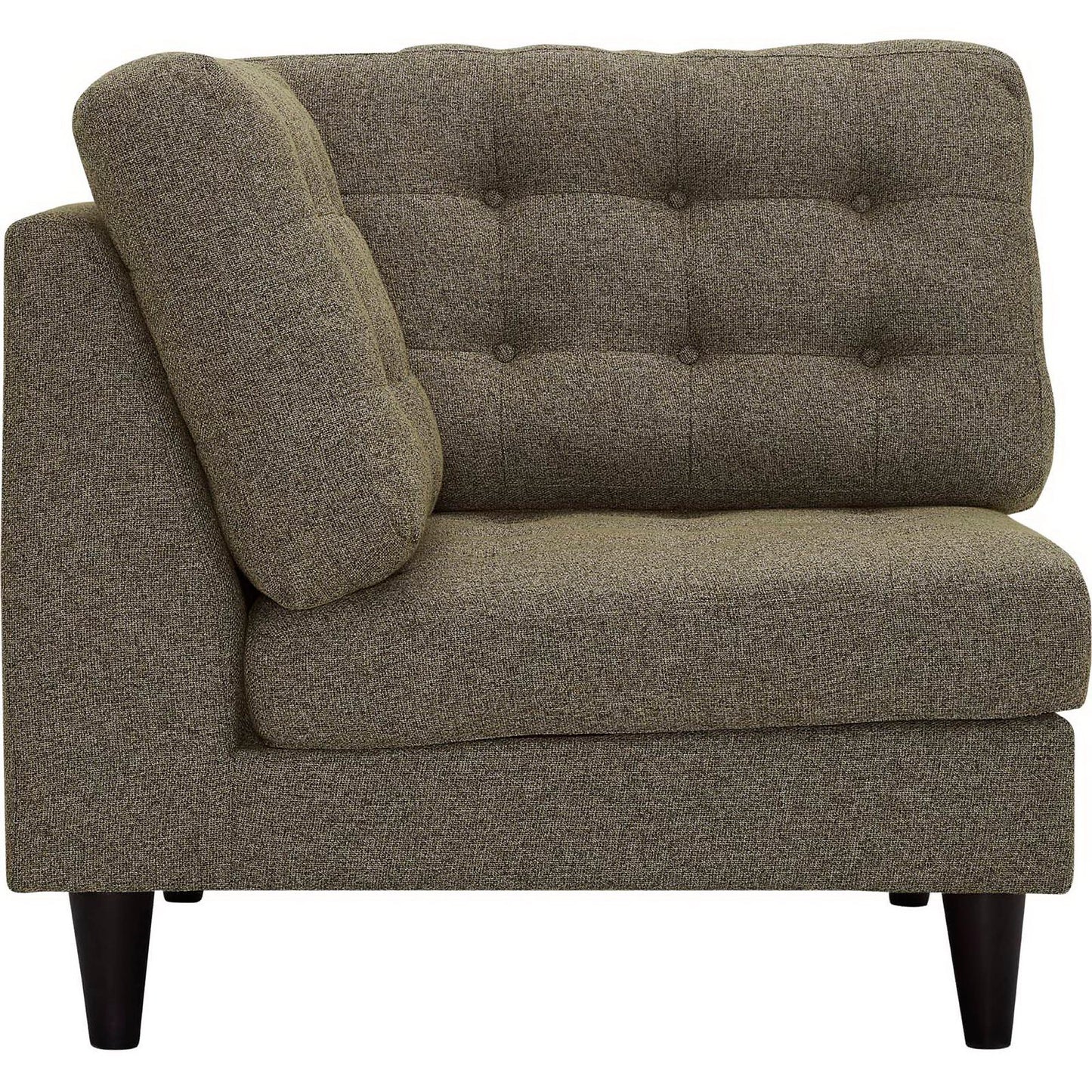 Empress Upholstered Fabric Corner Sofa by Furniture for America