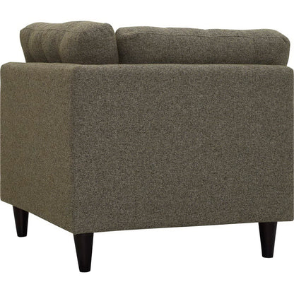 Empress Upholstered Fabric Corner Sofa by Furniture for America