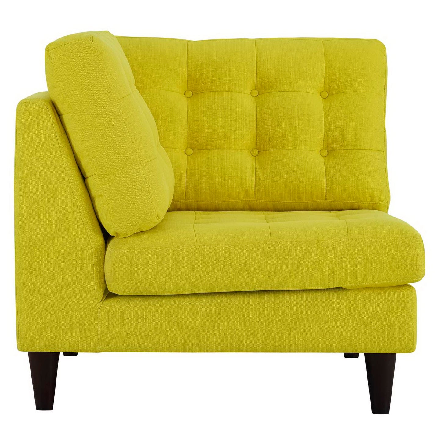 Empress Upholstered Fabric Corner Sofa by Furniture for America