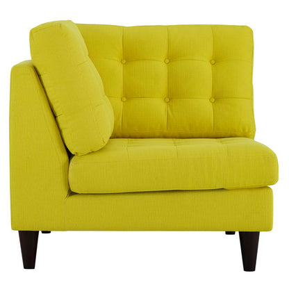 Empress Upholstered Fabric Corner Sofa by Furniture for America