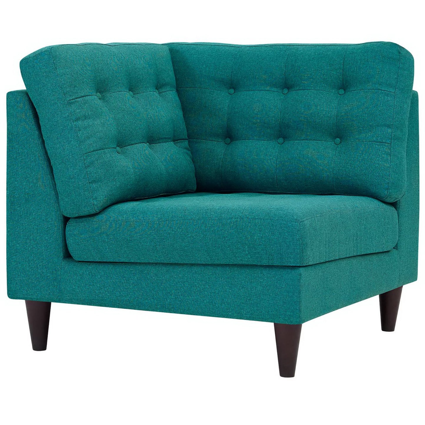 Empress Upholstered Fabric Corner Sofa by Furniture for America