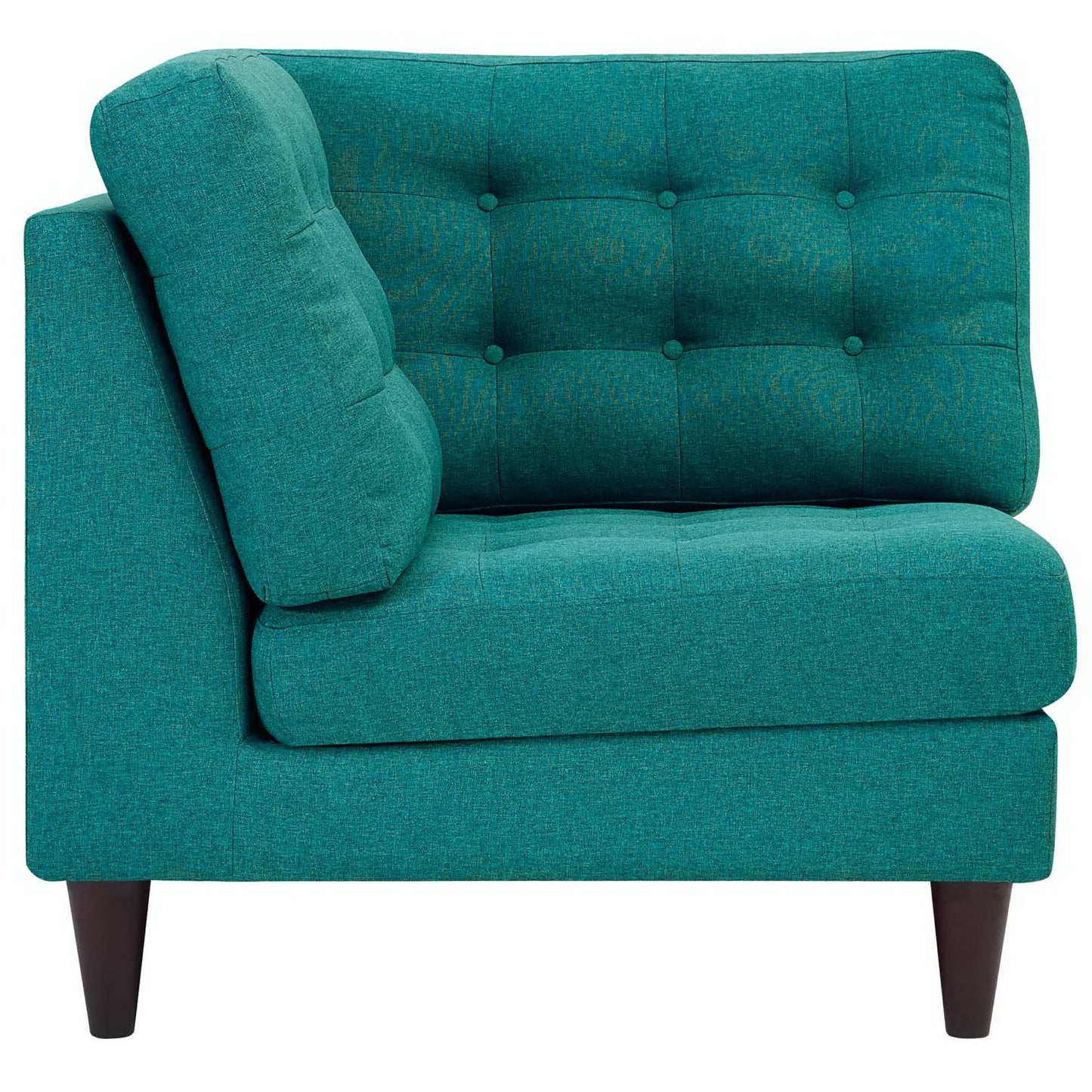Empress Upholstered Fabric Corner Sofa by Furniture for America
