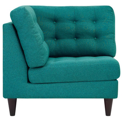 Empress Upholstered Fabric Corner Sofa by Furniture for America