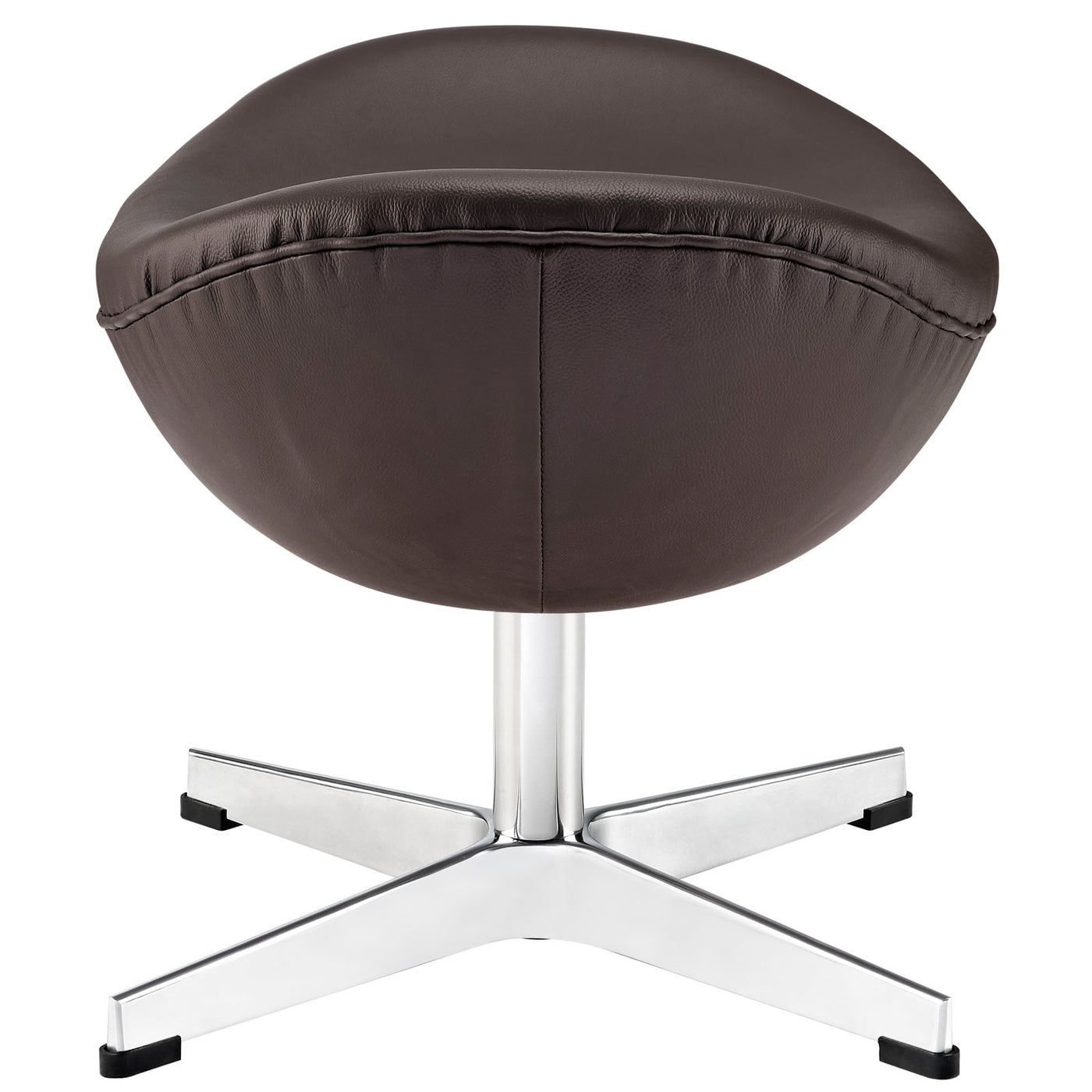 Glove Leather Ottoman by Furniture for America