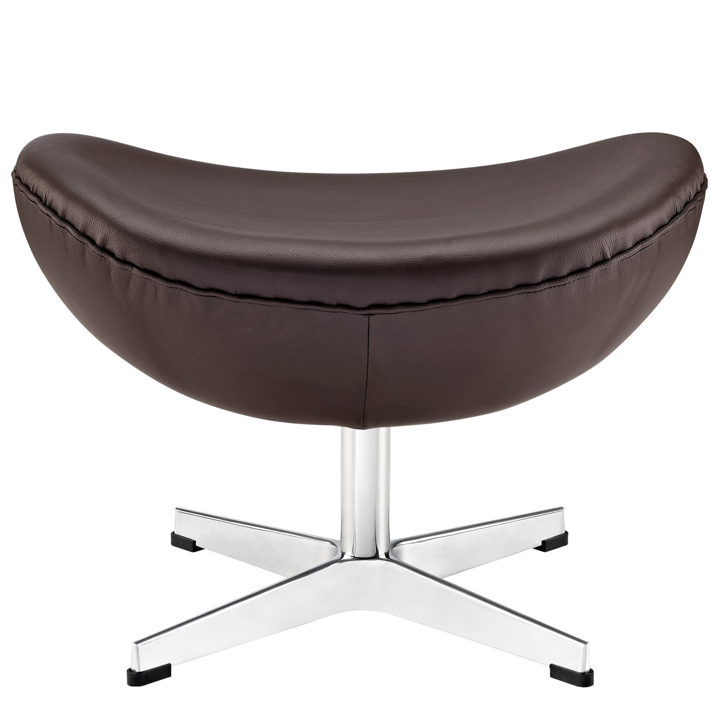 Glove Leather Ottoman by Furniture for America