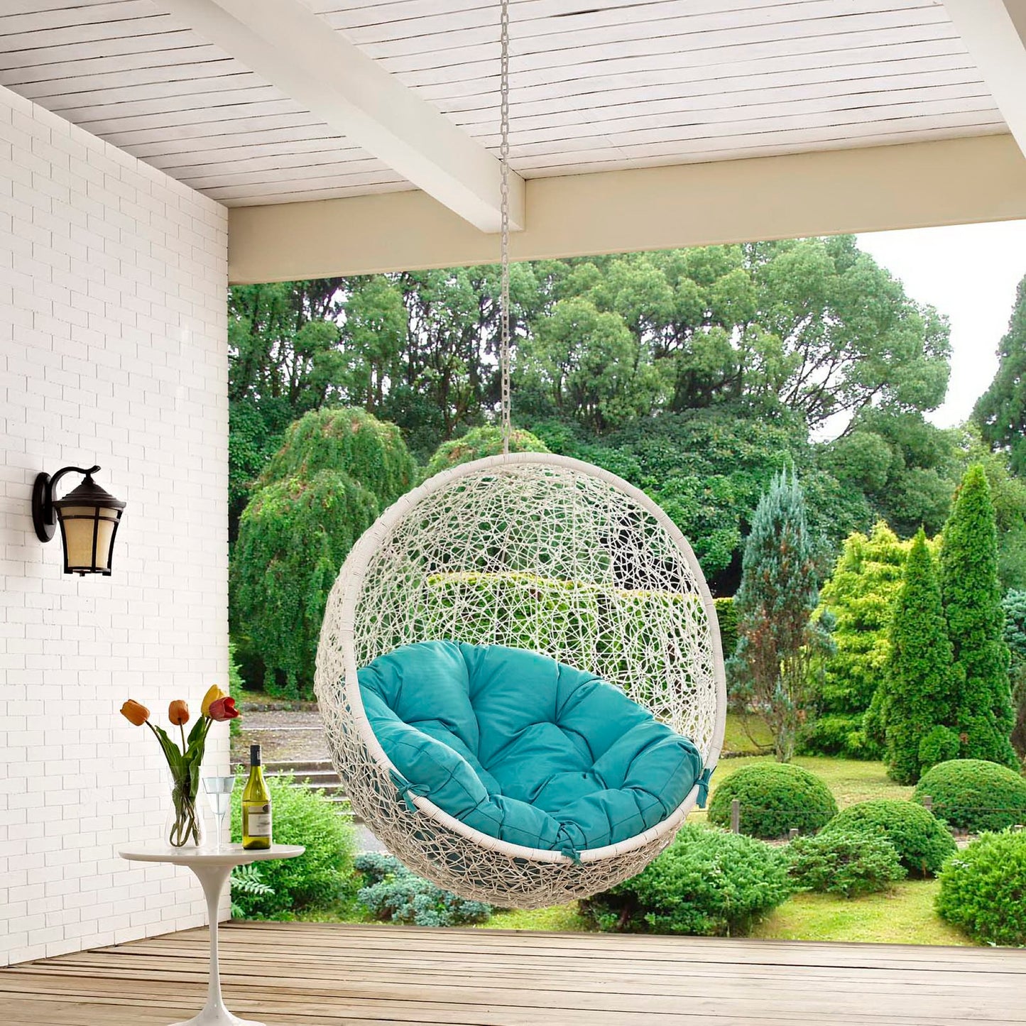 Hide Outdoor Patio Swing Chair Without Stand by Furniture for America