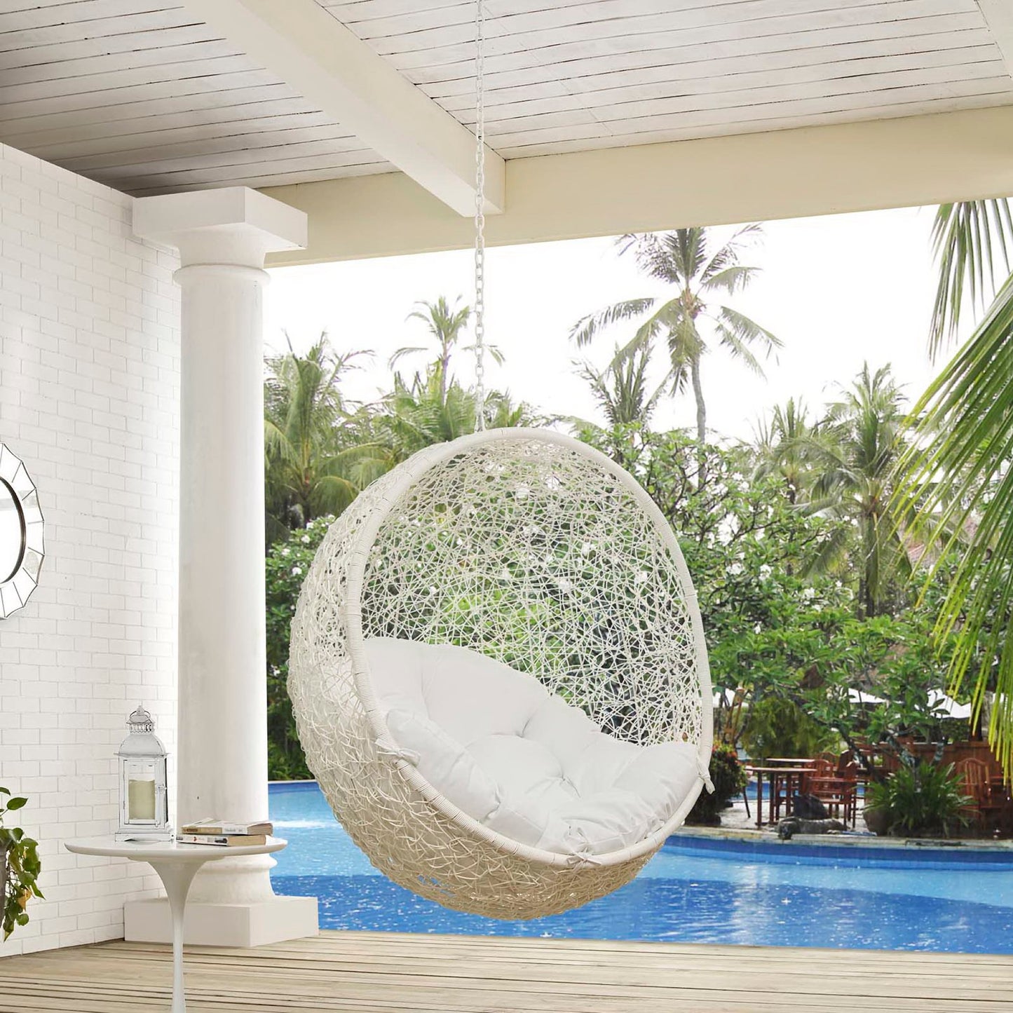 Hide Outdoor Patio Swing Chair Without Stand by Furniture for America