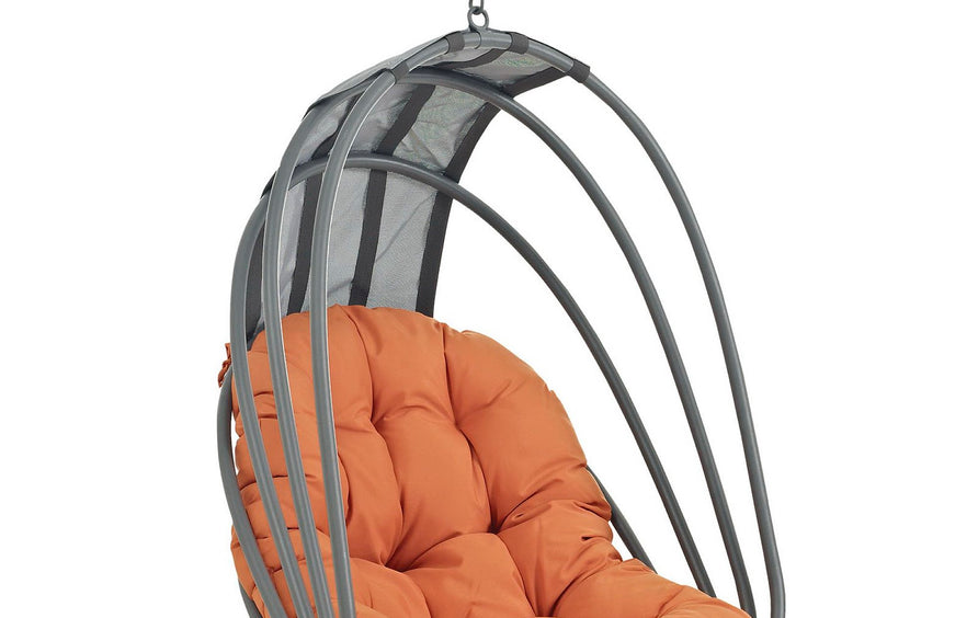 Rattvik Outdoor Patio Swing Chair Without Stand in Orange