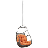 Auster Outdoor Patio Swing Chair Without Stand in Orange