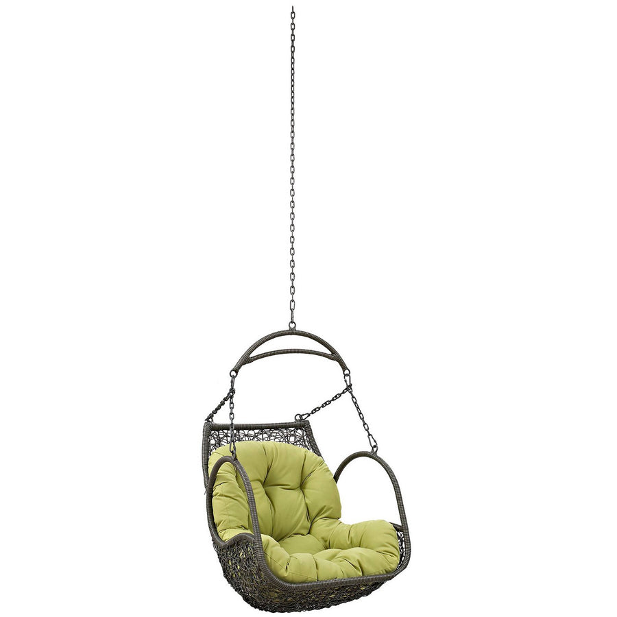 Auster Outdoor Patio Swing Chair Without Stand in Peridot