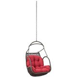 Auster Outdoor Patio Swing Chair Without Stand in Red